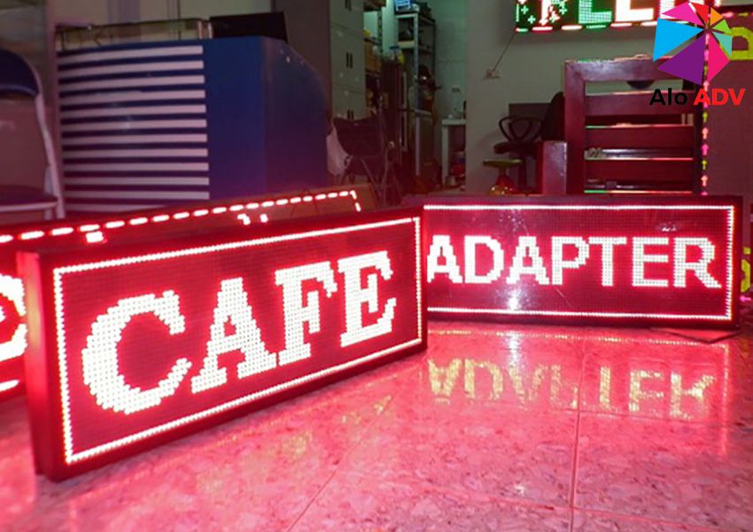 Hộp đèn quảng cáo tiệm cafe