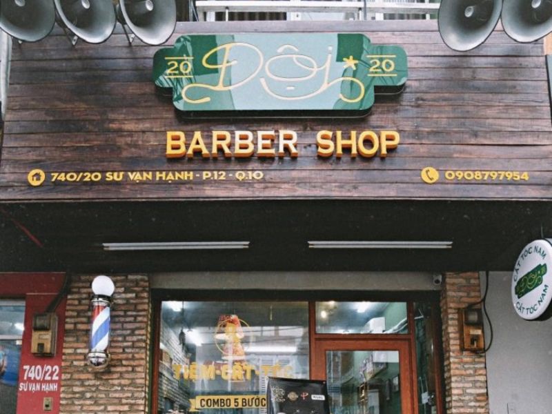 Mẫu 8 Bảng Hiệu Barber Shop